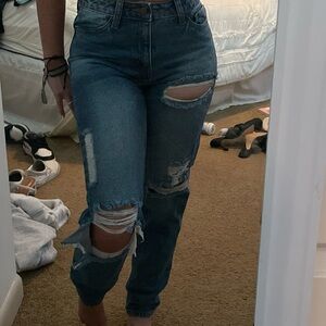 ripped baggy jeans